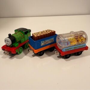 Thomas Friends Train Tank Metal Take n Play Along Percy Birthday Tank Treasure